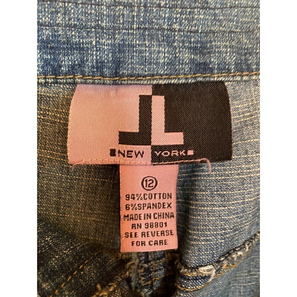 New York Embellished Boot Cut Jeans Sz.12 - Picture 3 of 4